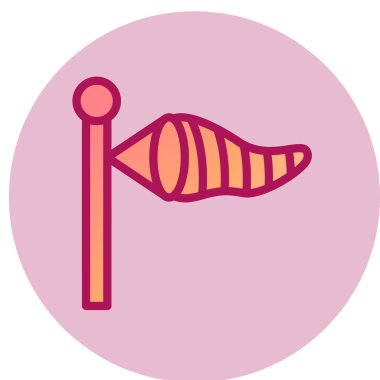 Modern b 'nin vektör illüstrasyonu bayrak simgesinden yoksun