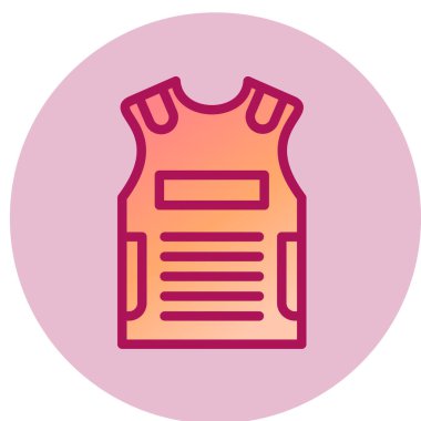 Tişört ikonu. vektör illüstrasyonu