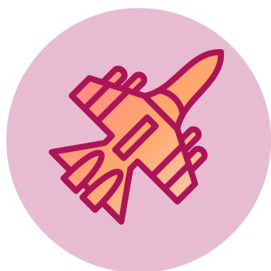 askeri simge, vektör illüstrasyonu