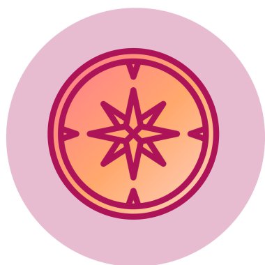 Pusula simgesi vektör resimlemesi