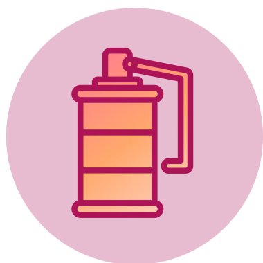 Modern b 'nin vektör illüstrasyonu kahve ikonundan yoksun