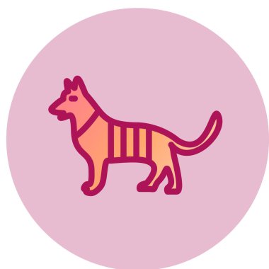 aslan logosu vektör illüstrasyonu