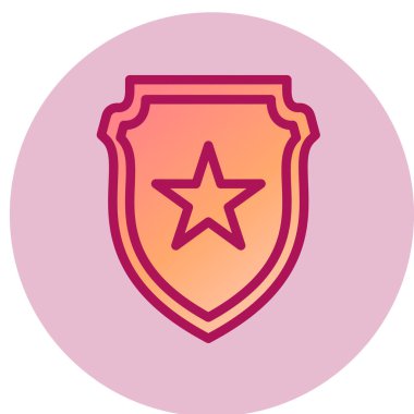 modaya uygun biçimde izole edilmiş arkaplan simgesi