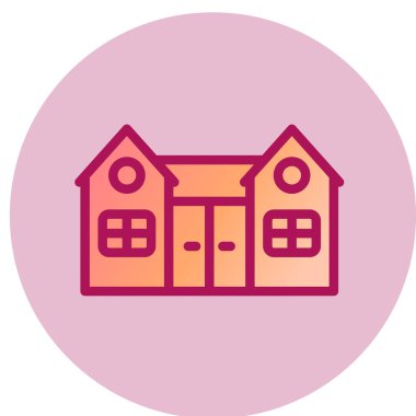 ev simgesi vektör illüstrasyonu