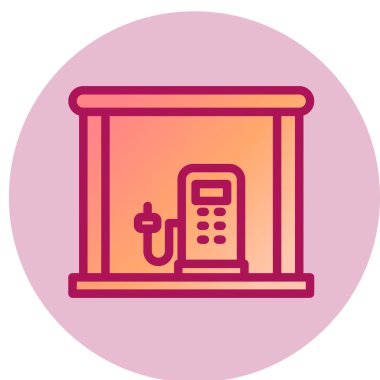 Modern b 'nin vektör illüstrasyonu telefon simgesinden yoksun