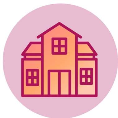 ev simgesi vektör illüstrasyonu