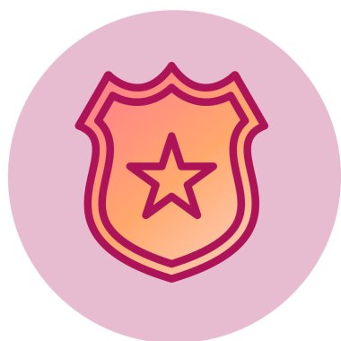 modaya uygun biçimde izole edilmiş arkaplan simgesi