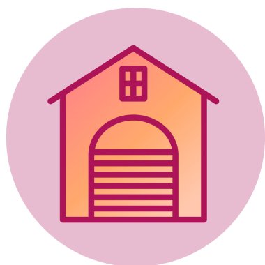 ev simgesi vektör illüstrasyonu