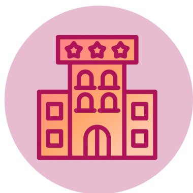 kilise simgesi vektör illüstrasyonu