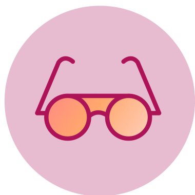 güneş gözlüğü ikonu vektör illüstrasyonu