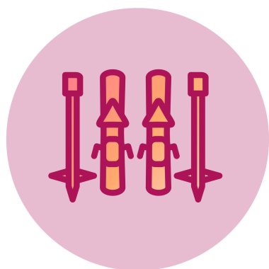 Modern oto tamir simgesinin vektör illüstrasyonu