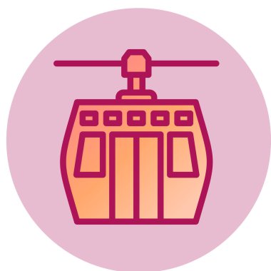 tren simgesi vektör illüstrasyonu