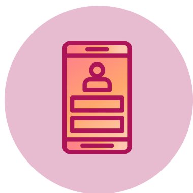 cep telefonu simgesi. vektör illüstrasyonu