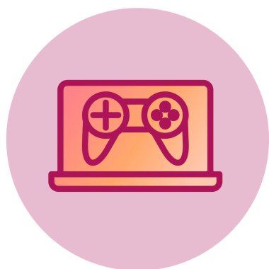 joystick simgesi vektör illüstrasyonu