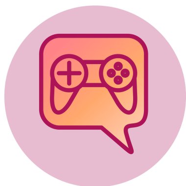 joystick simgesi vektör illüstrasyonu