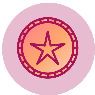 yıldız simgesi vektör illüstrasyonu