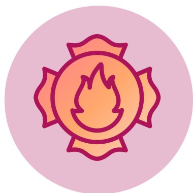 Tek simgenin vektör illüstrasyonu