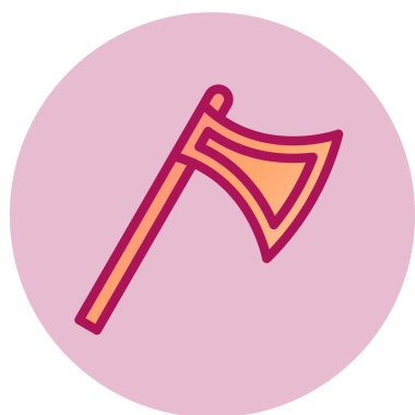 Balta simgesi vektör illüstrasyonu