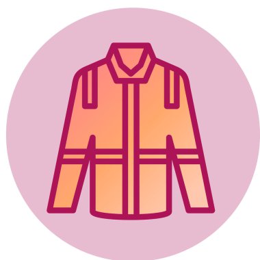 Ceket simge vektör çizim