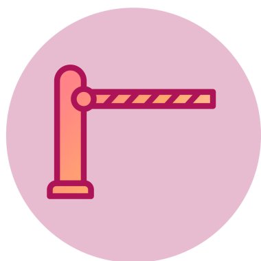 Yol işareti simgesi. vektör illüstrasyonu