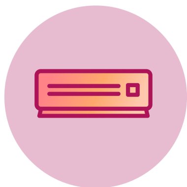 Modern b 'nin vektör illüstrasyonu simge unsurundan yoksun. Klima, video, bilgisayar, televizyon için uygun,