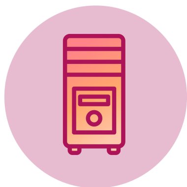 Modern b 'nin vektör illüstrasyonu çekmece simgesinden yoksun