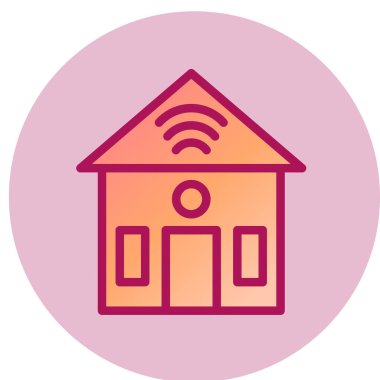 ev simgesi vektör illüstrasyonu