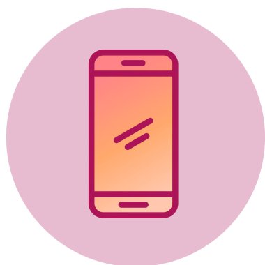 cep telefonu simgesi. vektör illüstrasyonu