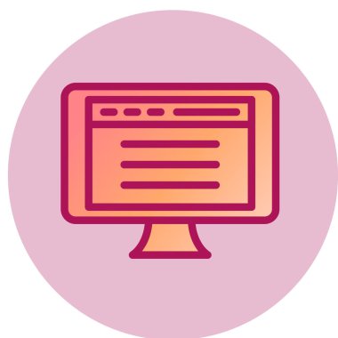 seo modern simgesinin vektör illüstrasyonu