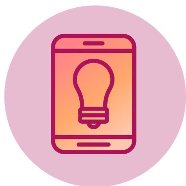 cep telefonu simgesi. vektör illüstrasyonu