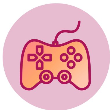 joystick simgesi vektör illüstrasyonu