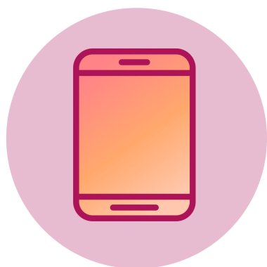 cep telefonu simgesi. düz dizayn biçimi 10