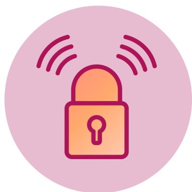 Beyaz arkaplanda kitle ve kablosuz ağ simgesi. vektör illüstrasyonu