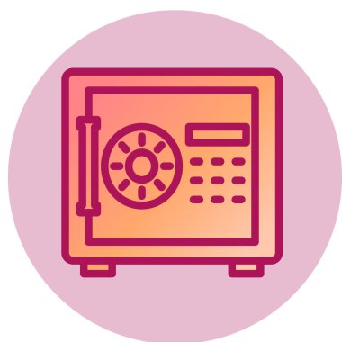 güvenli simge vektör illüstrasyonu