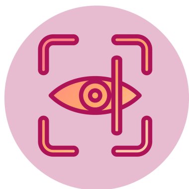 Bir neon simgesinin vektör illüstrasyonu