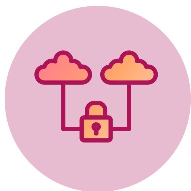 ikon vektör illüstrasyonunu kilitle