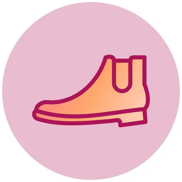 Boot Simple Icon Vector Illustration — Image vectorielle