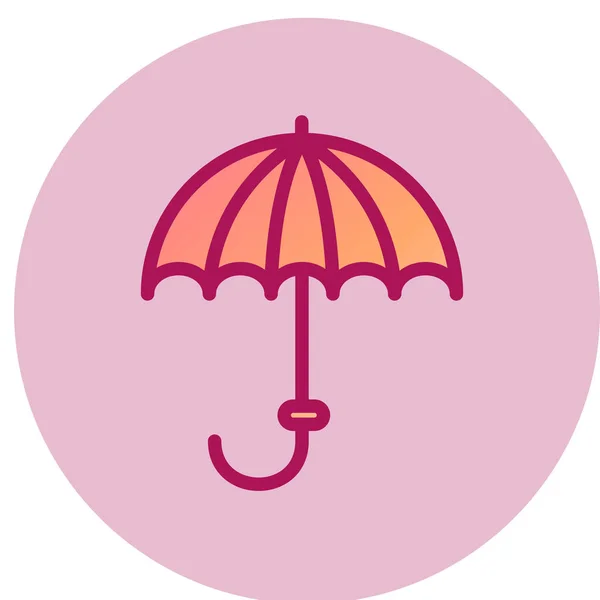 Umbrella Icon Vector Illustration — Stock Vector