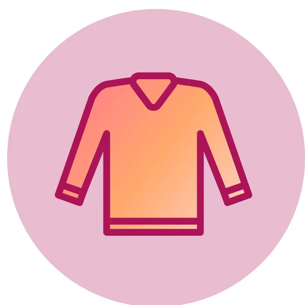 Shirt Icon Vector Illustration — Stock Vector