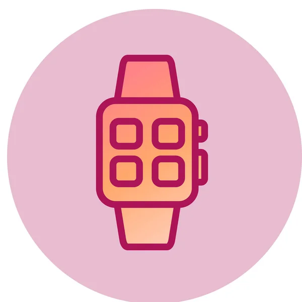 Smartwatch Icon Vektor Illustration — Stockvektor