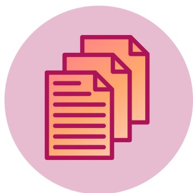 dosya biçimi simgesi, vektör illüstrasyonu