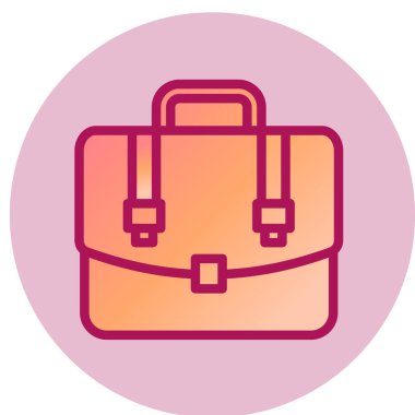 evrak çantası ikonu vektör illüstrasyonu