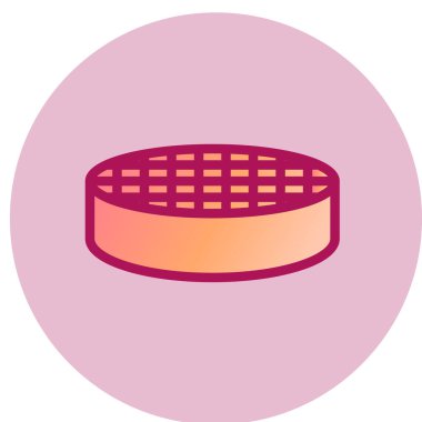 Sieve simgesi, vektör illüstrasyonu 