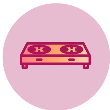 Soba simgesi, vektör çizimi 