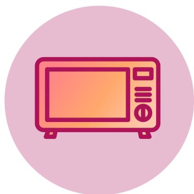 Fırın simgesi, vektör çizimi 