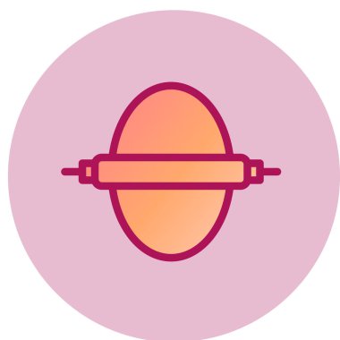 Hamur simgesi, vektör çizimi 