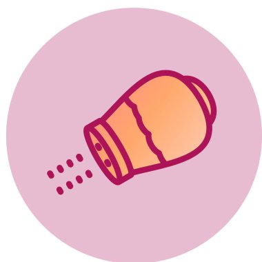 tuz simgesi, vektör resimleme 