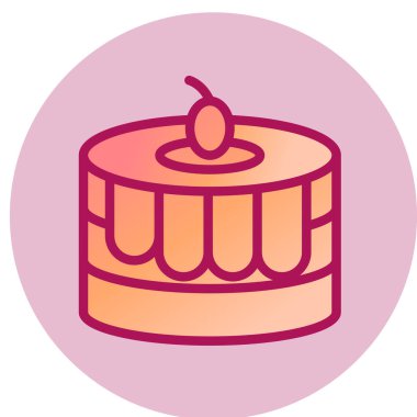 Pankek simgesi, vektör illüstrasyonu 