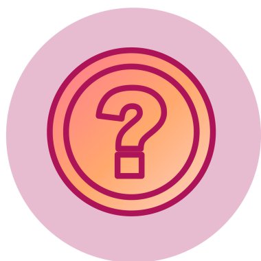 Soru işareti vektör illüstrasyonu