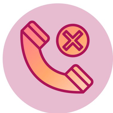 Reddedilmiş simge, vektör illüstrasyonunu ara 